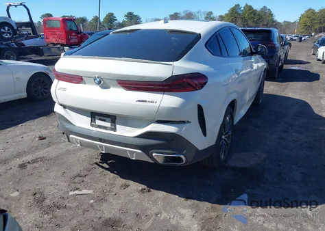 2026 BMW X6 xDrive40I z USA, uszkodzony, nr VIN 5UX33EX06T9135330